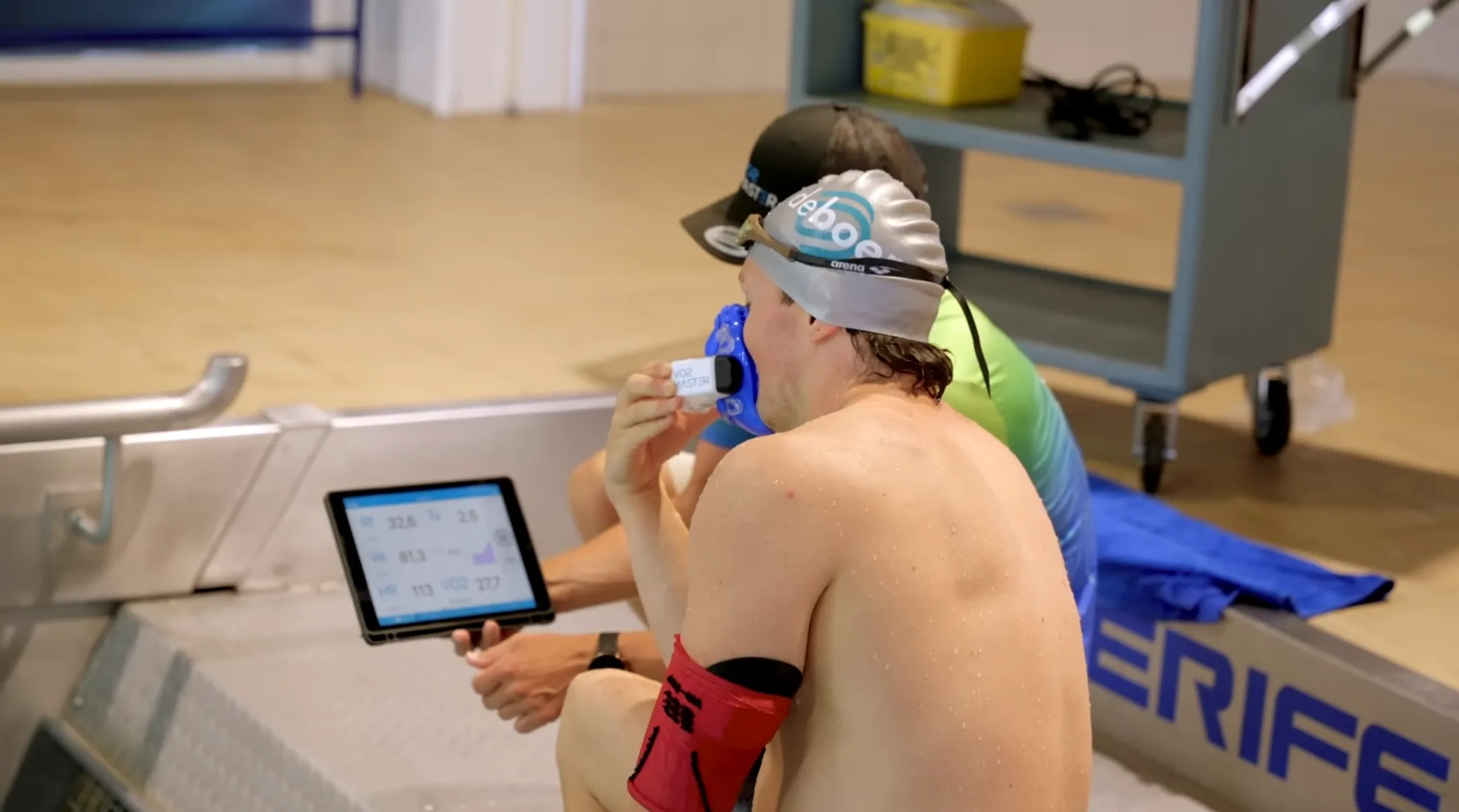 Endurance testing during swim training